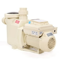 XtremepowerUS 1.5HP 7260 GPH High Flow, Variable Speed Inground Pool Pump, Energy Star Certified, With 1.5" & 2" Fitting Adapters Included, Large Strainer Basket, 230V