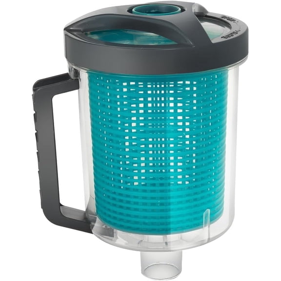 XtremepowerUS Inline Pool Leaf Canister Vacuum Skimmer, 1.5 in Hose Leaf Trap with Debris Basket and 6 Mesh Filter Bags