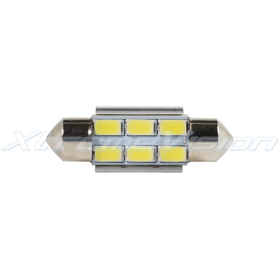 Xtremevision 36mm DE3423 DE3425 6411 6418 6423 6SMD 5630 Blue LED Bulbs 10PCS