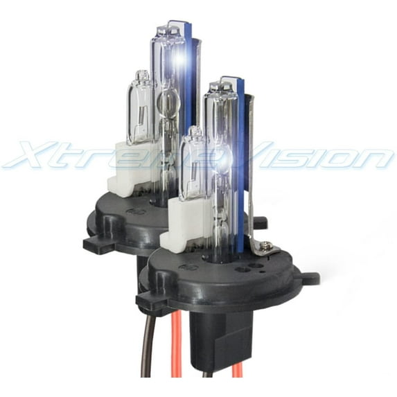 Xtremevision AC HID Xenon Replacement Bulbs - H4 / 9003 10000K - Dark Blue 1 Pair