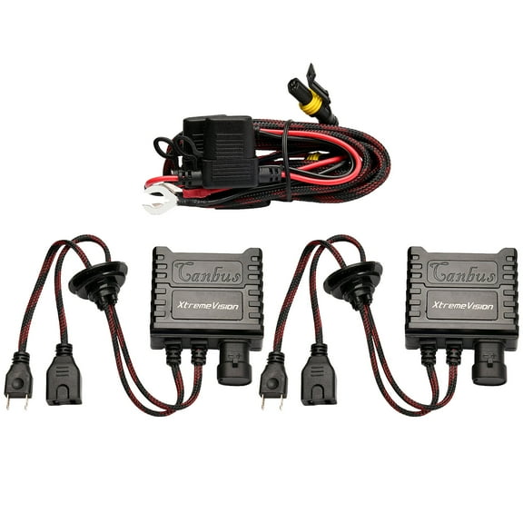 Xtremevision G4 Canbus Decoder Relay Harness for H7 LED Headlights - Anti-Flicker