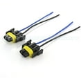 thumbnail image 1 of Xtremevision H11 9005 H10 9012 12V Female Wire Harness Connector HID Light Wiring Replacement Pigtail Adapter Plug Socket Cable - 10 Pairs, 1 of 2
