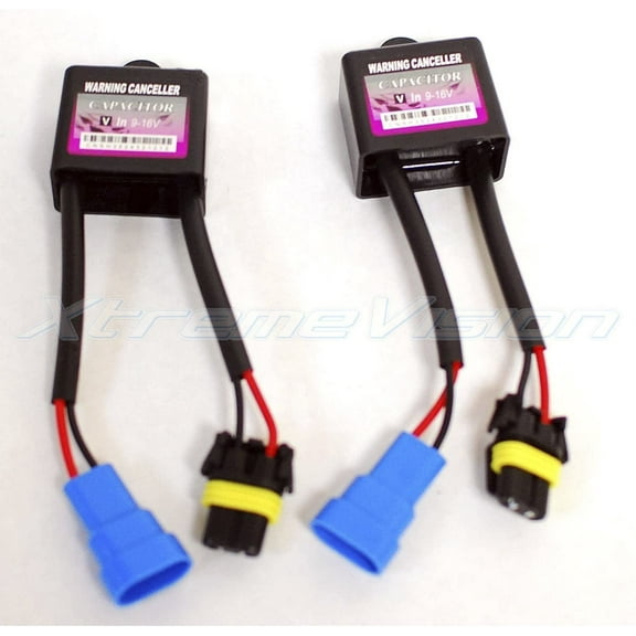 Xtremevision HID Anti Flicker Canceller Capacitor Decoder Plug and Play Error Free 1 Pair