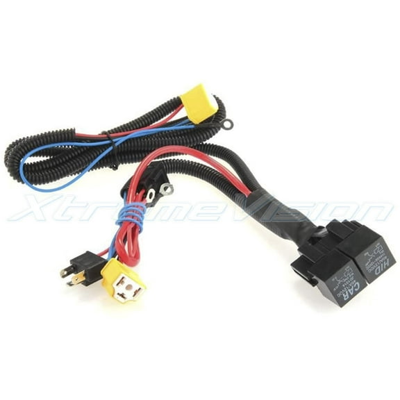 Xtremevision HID Conversion Battery Dual-Relay Wiring Harness - H4/9003