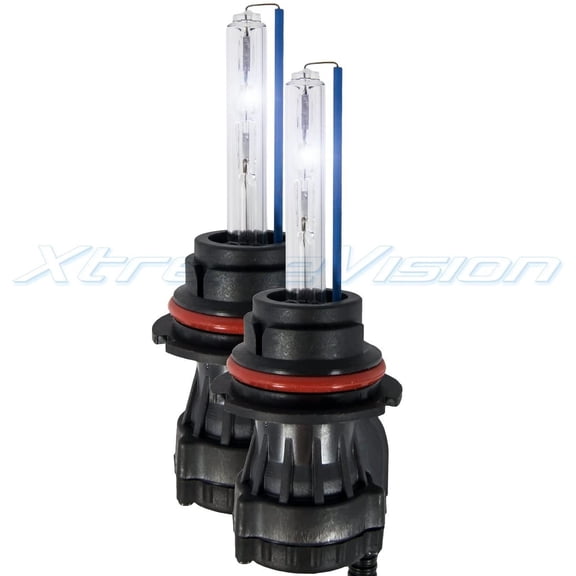 Xtremevision HID Xenon Replacement Bulbs - Bi-Xenon 9004 6000K - Light Blue 1 Pair