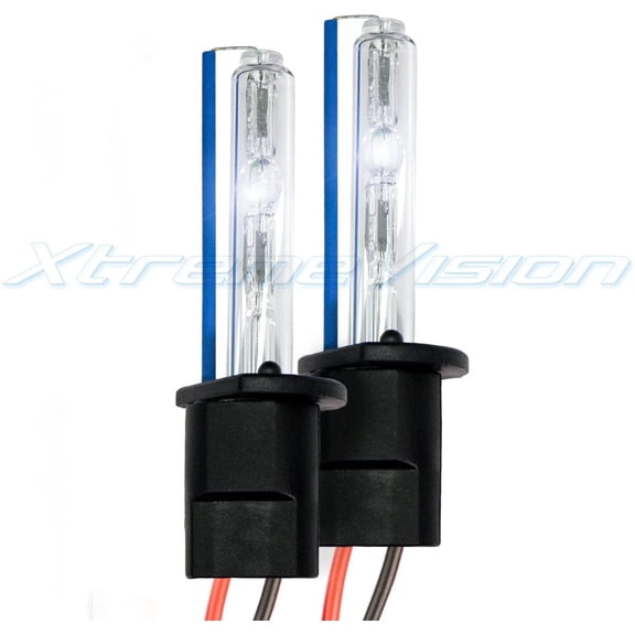 Xtremevision HID Xenon Replacement Bulbs - H1 6000K - Light Blue 1 Pair