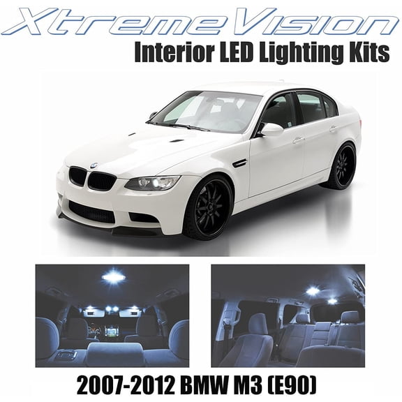 Xtremevision Interior LED for BMW M3 E90 2007-2012 10 Pieces Cool White Interior LED Kit + Installation Tool