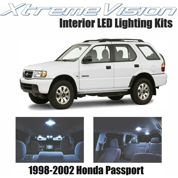 Xtremevision Interior LED for Honda Passport 1998-2002 6 Pieces Cool White Interior LED Kit + Installation Tool