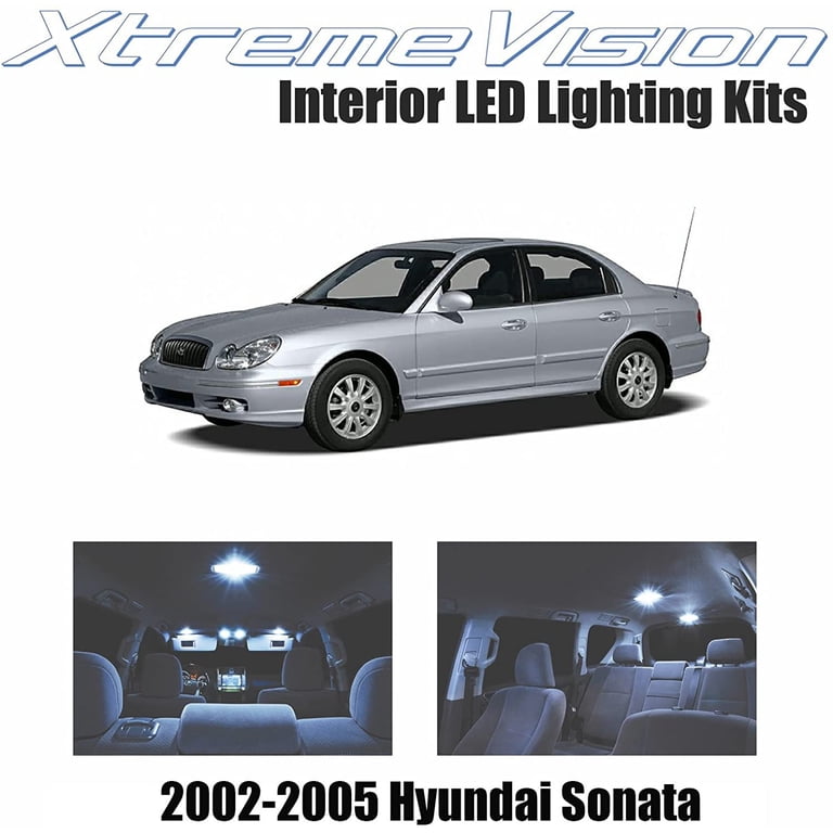 Viper Lighting White LED Interior Kit For 2003-2008 Hyundai Tiburon - 6 Bulbs