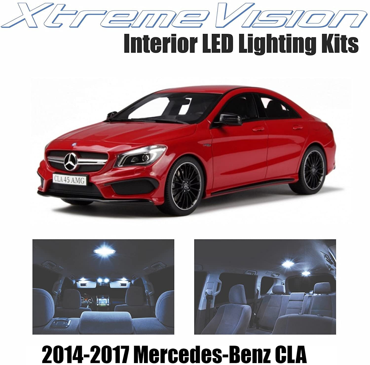 Xtremevision Interior LED for Mercedes-Benz CLA 2014-2017 13 Pieces ...