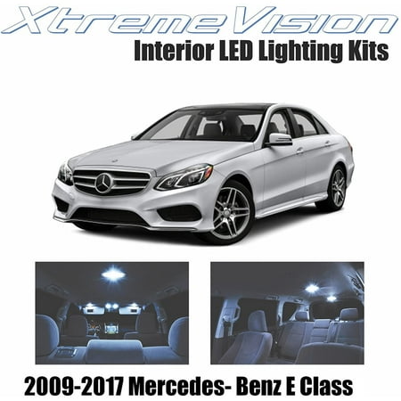 Xtremevision Interior LED for Mercedes-Benz E-Class 2009-2017 15 Pieces Cool White Interior LED Kit + Installation Tool