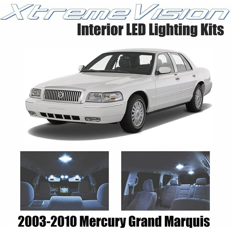 Xtremevision Interior LED for Mercury Grand Marquis 2003-2010 8