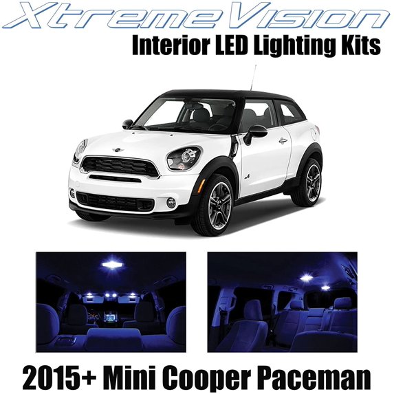 Xtremevision Interior LED for Mini Cooper Paceman 2015+ (17 Pieces) Blue Interior LED Kit + Installation Tool