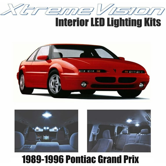 Xtremevision Interior LED for Pontiac Grand Prix 1998-2006 8 Pieces Cool White Interior LED Kit + Installation Tool