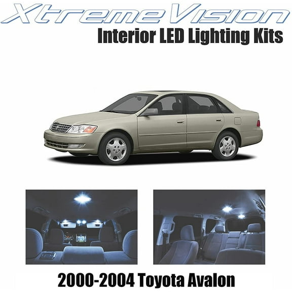 Xtremevision Interior LED for Toyota Avalon 2000-2004 7 Pieces Cool White Interior LED Kit + Installation Tool