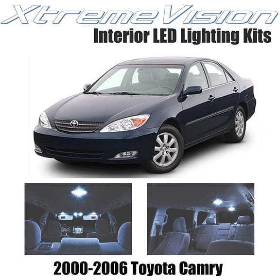 Xtremevision Interior LED for Toyota Camry 2000-2006 9 Pieces Cool White Interior LED Kit + Installation Tool