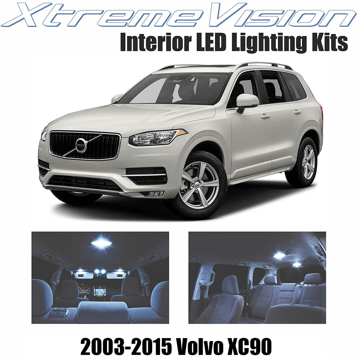 Led Ramp Xc90 Xtremevision Interior LED for Volvo XC90 2003-2015 14 Pieces Cool White ...
