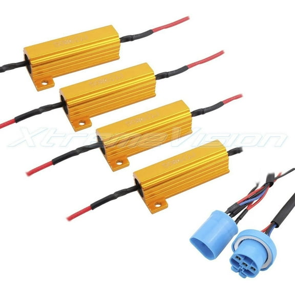 Xtremevision LED Anti Flicker Resistor Decoder Plug and Play Error Free 1 Pair - 9004