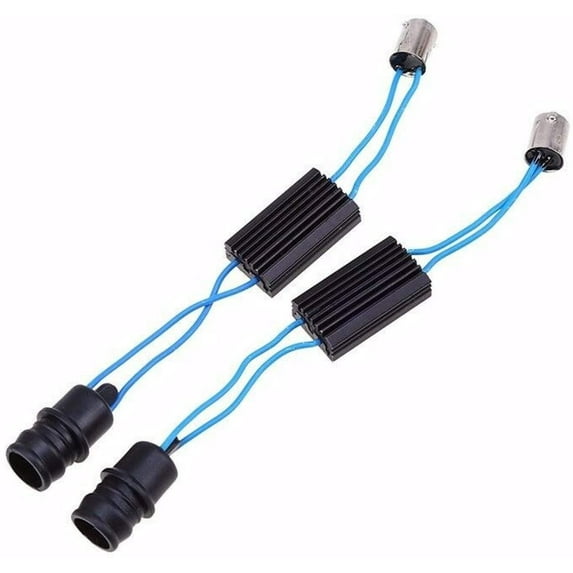 Xtremevision LED Anti Flicker Resistor Decoder Plug and Play Error Free Rubber 1 Pair - BA9S