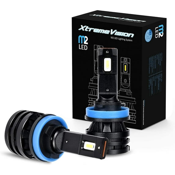 Xtremevision M2 70W 12,000LM - H11 LED Headlight Bulbs - 6500K CREE LED - H11 LED Bulbs - LED Fog Light Bulbs