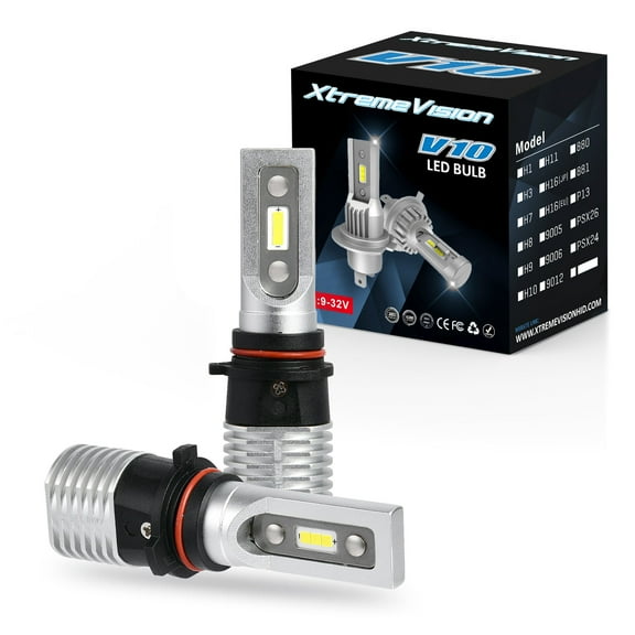 Xtremevision V10 30W 8,000LM - P13 LED Headlight Conversion Kit - 6500K CSP LED