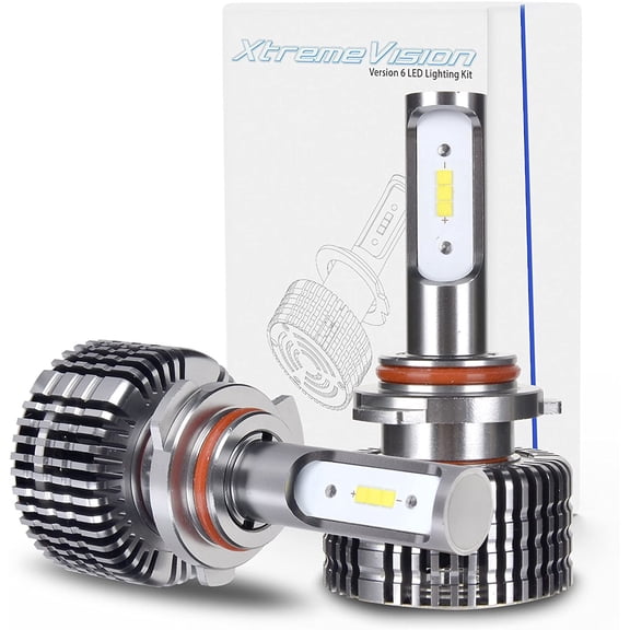 Xtremevision V6 56W 6,000LM LED Bulb - 9012 LED Kit - 6500K Seoul Y22 High Flux LED Chip