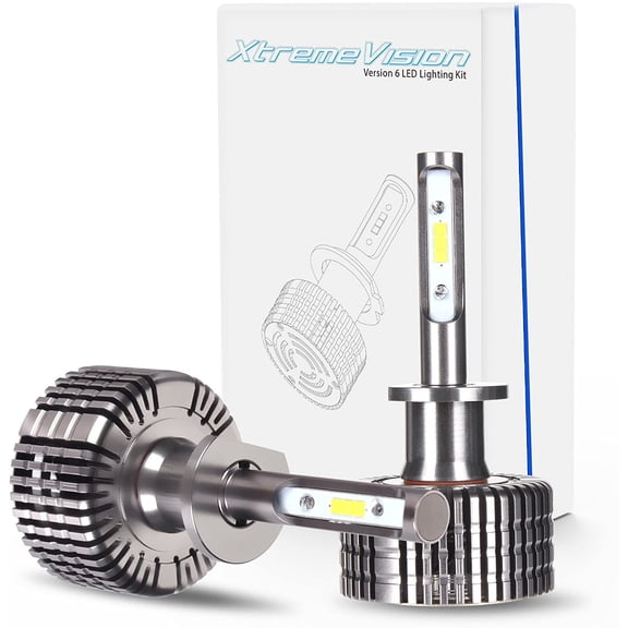 Xtremevision V6 56W 6,000LM LED Bulb - H1 LED Kit - 6500K Seoul Y22 High Flux LED Chip