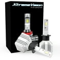 thumbnail image 1 of Xtremevision VX H1 LED Headlight Bulbs - 6500K Xenon White, 8000 Lumens, 16W LED, 1 of 4