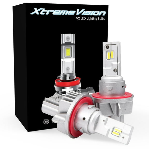 Xtremevision VX H13 LED Headlight Bulbs - 6500K Xenon White, 8000 Lumens, 16W LED