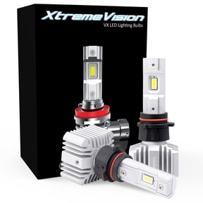 Xtremevision VX P13 LED Headlight Bulbs - 6500K Xenon White, 8000 Lumens, 16W LED