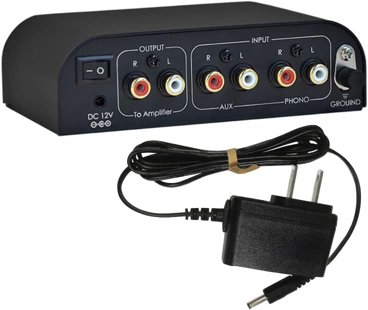 Xtrempro Phono Preamp Turntable,Stereo AUX Turntable / Phono Preamp