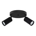 thumbnail image 1 of Xtricity 2 Spotlight Ceiling Fixture with GU10 Bulb Base, Black Finish Steel, Multi-Directional Round Swivel Light Heads, 1 of 3