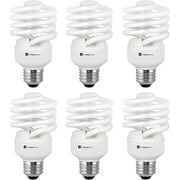 Xtricity Compact Fluorescent Light Bulbs T2 Spiral, 4100k Cool White, 23W, E26 Base, UL Listed