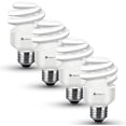 thumbnail image 1 of Xtricity Compact Fluorescent Light Bulbs T2 Spiral, E26 Base, 2700k Soft White, 9W, (4 Pack), 1 of 6