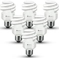 thumbnail image 1 of Xtricity Compact Fluorescent Light Bulbs T2 Spiral, E26 Base, 2700k Soft White, 9W, (6 Pack), 1 of 7