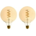 thumbnail image 1 of Xtricity G40 Globe Edison Spiral LED Bulb, 7W (40W Eqv), Dimmable, E26, UL Listed, 1 of 6