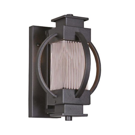 Xtricity - Outdoor Wall Light, Height 11.81 '', From Bourne Collection, Black
