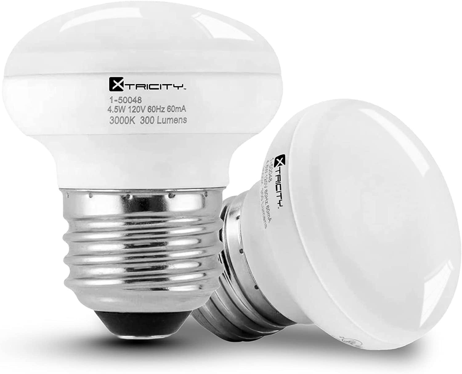 Xtricity R14 LED Mini Light Bulb, 4.5W (40W Eqv), E26 Medium Base, 120V ...