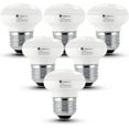 thumbnail image 1 of Xtricity R14 LED Mini Light Bulb, 4.5W (40W Eqv), E26 Medium Base, 120V, 3000k Soft White ‎(6 Pack), 1 of 7