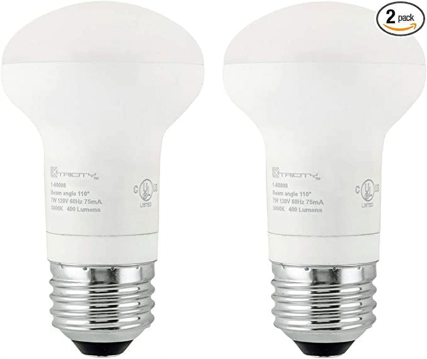 Xtricity R16 LED Light Bulb, Floodlight Lamp, 7W (50W Eqv), Dimmable, E26, 3000K Soft white