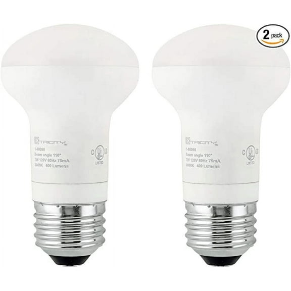 Xtricity R16 LED Light Bulb, Floodlight Lamp, 7W (50W Eqv), Dimmable, E26, 3000K Soft white