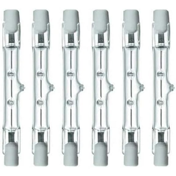 Xtricity T3 J Type Halogen Bulb, 78mm Double Ended RSC Base, 100W Halogen, 2700K (6 Pack)