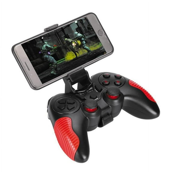 Xtrike Me GP-45 - Wireless Gamepad with Integrated Battery, Bluetooth or Wired, For Android and PC, Black
