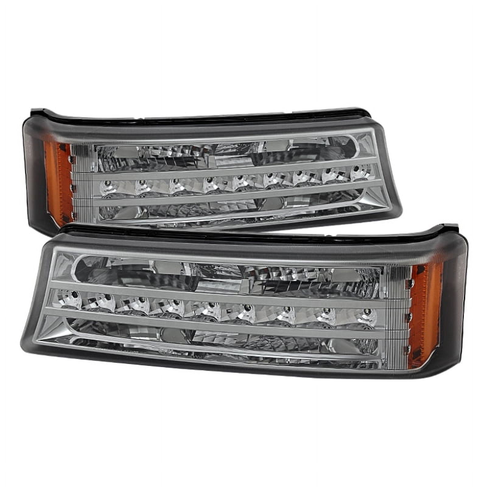 Xtune Full LED Bumper Light For GMC Sierra 99-06 & Yukon 00-06 (Chrome, 1 Pack) - View #12