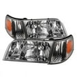thumbnail image 1 of Xtune Crown Victoria 98-11 Crystal Headlights w/ Corner Lights Set Chrome HD-JH-CRVI98-SET-C, 1 of 1