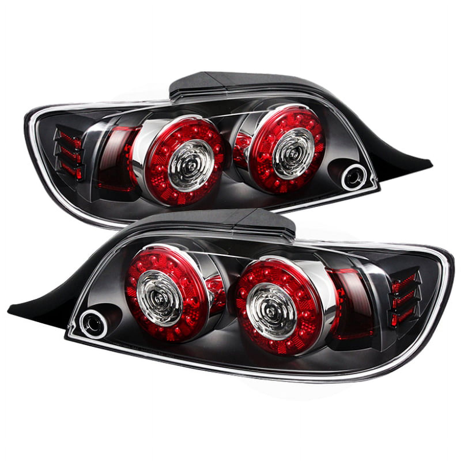 Xtune Mazda Rx-8 04-08 LED Tail Lights Black ALT-ON-MRX804-LED-BK ...
