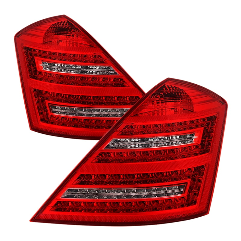 Xtune Mercedes Benz W221 S-Class 07-09 LED Tail Lights Red Clear ALT-JH ...