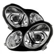thumbnail image 1 of Xtune Mercedes W203 C Class Sedan 01-05 Projector Headlights -Chrome PRO-JH-MBW203-C, 1 of 2