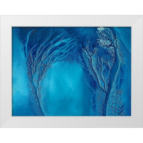 Xu, Mei 24x19 White Modern Wood Framed Museum Art Print Titled - Touching