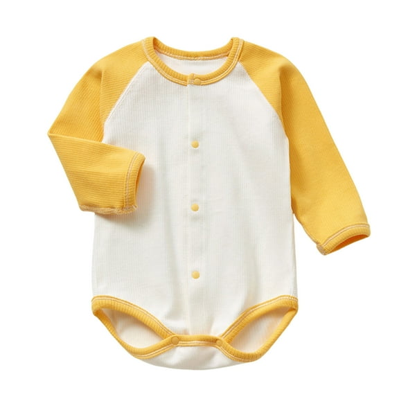 XuJwPNcy Baby Bodysuit Long Sleeve Newborn Romper Cotton Unisex Baby Boys Girls Clothes Infant Onesie Outwear